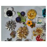 Floral Brooch Assortment