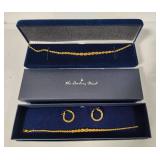925 Danbury Mint Necklace, Jewelry & Earrings Set