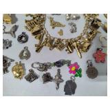 Huge Lot of Charms/Charm Bracelet