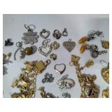 Huge Lot of Charms/Charm Bracelet