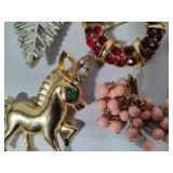 Coro & Napier Stamped Costume Jewelry