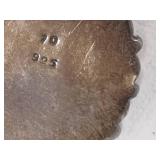 925 Sterling Hair Clip w/Turquoise & Coral Beads