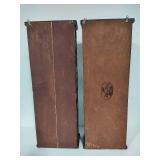 Butler Three-Tier Mirror Back Wood Shelves