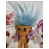 Russ, Ace Novelty & Asst Vintage Troll Dolls
