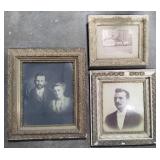 Three Antique Picture Frames