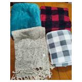 Lot of Plush Blankets
