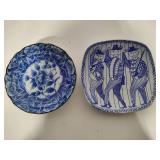Blue & White Porcelain Trinket Dishes & Misc