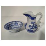 Blue & White Porcelain Trinket Dishes & Misc