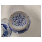 Blue & White Porcelain Trinket Dishes & Misc