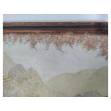 Three Antique Framed Art Pieces - See Description