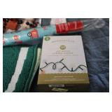 Christmas lot!! lights, welcome mat...