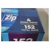 Ziploc Freezer bags 152 gallon bags...