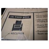 Leather Dual Power Recliner USB por...