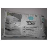 2 Pack standard queen size bed pill...