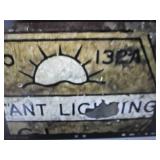 132A Antique Coleman lantern...