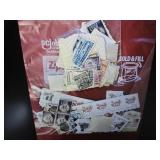 Old stamps, some never used SA and ...