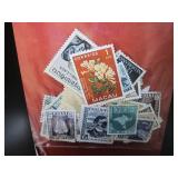 Old stamps, some never used SA and ...