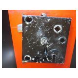 Vintage upright rim lock with one s...