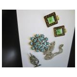 Necklace (SW faux turquoise with 24...