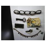 Skeleton keys, small key, 2 freshwa...