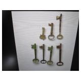 Skeleton keys, small key, 2 freshwa...