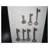 Skeleton keys, small key, 2 freshwa...