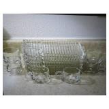 6 Sets of ribbed luncheon plates an...