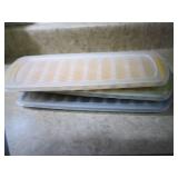 3 Silicone ice cube trays...