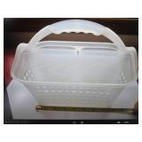 2 Bathroom totes, 2 containers with...