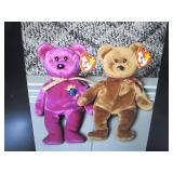 TY 1995 Teddy and 1999 Millenim...