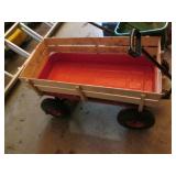 Garden wagon with detchable wood cr...