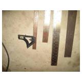 Assorted size framing squares...