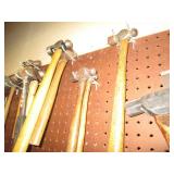 Collection of ball peen hammers, a ...