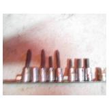 3/8in Craftsman sockets and assorte...