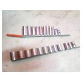 1/2in Craftsman shallow sockets wit...