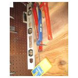 Construction levels, pry bars , pip...