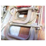 Large collection of assorted c-clam...