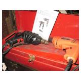 Skil electric drills and red metal ...