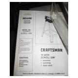 Craftsman 16in scroll saw...