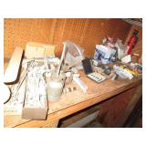 Vintage metal box with hex bolts, o...