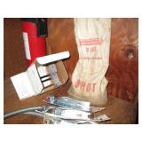 Vintage metal box with hex bolts, o...