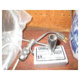 Vintage metal box with hex bolts, o...