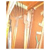 Weeding tool, scoop shovel, post ho...