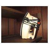 Vintage ironing board with iron...