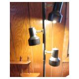 Small wood bedside table and wood s...