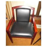 Pair of (2) Wood framed mission sty...