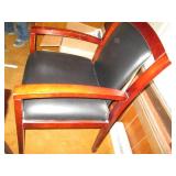 Pair of (2) Wood framed mission sty...