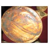 Glazed Red Wing style Stoneware lid...