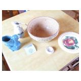 Red Wing Stoneware bowl, plate and ...