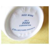 Red Wing Stoneware bowl, plate and ...